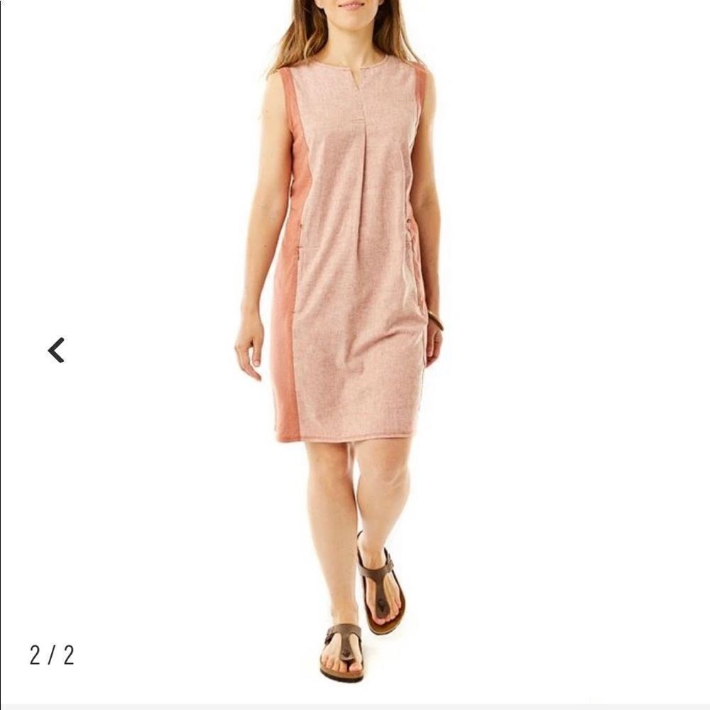 Royal Robbins hempline Dress Soapstone Sleeveless Casual Women's S NWT No Belt